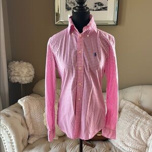 Ralph Lauren Pink Gingham women’s Shirt
